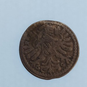 Těšín / Alžběta Lukrécie Těšínská [1625 - 1653] / Grešle 1650 GG, patina, 0.62 g, Se.112, ohyb na hraně, Ag...