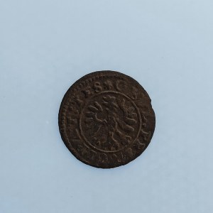 Ferdinand IV. [1653 - 1654] / Haléř (Obol) 1654, Kop.5707, patina, Ag,