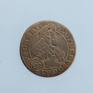 Leopold I. [1657 - 1705] / 3 Krejcar 1700 Břeh CB, Ag,