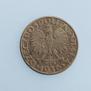 2 Zlotý 1936 loď, Ag,