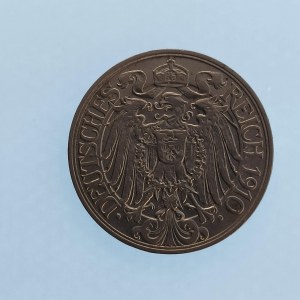 Císařství / 25 Pfennig 1910 A, Ni,