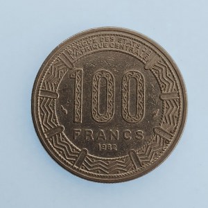 Gabon / 100 Frank 1982,