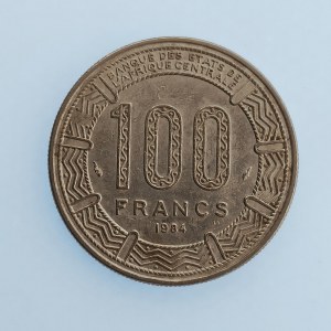 Gabon / 100 Frank 1984, vada mat.,