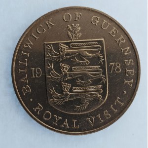 Guernsey / 25 Pence 1978, Ni,