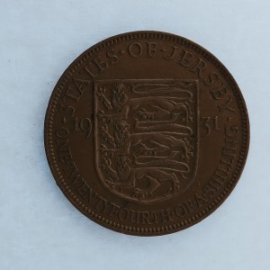 Jersey / 1/24 Shilling 1931, Cu,