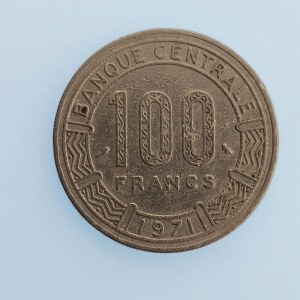 Kongo / 100 Frank 1971,