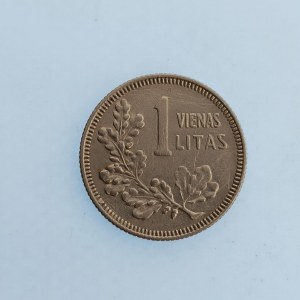 Litva / 1 Litas 1925, rysky, Ag,