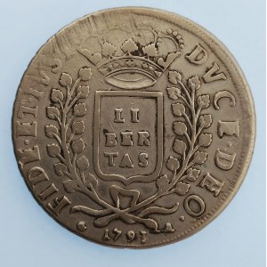 Republika Dubrovník / 2 Ducati 1794, 28.57 g, Ag,