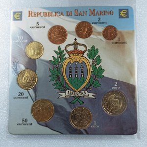 San Marino / Sada oběžných euro mincí 2009/2013,