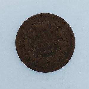 Srbsko / 1 Para 1868, Cu,