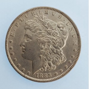 USA / 1 Dollar 1885, Morgan, 26.73 g, 38.05 mm, Ag,
