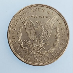 USA / 1 Dollar 1921 Morgan, 27.70 g, 38,05 mm, dr. rys, Ag,