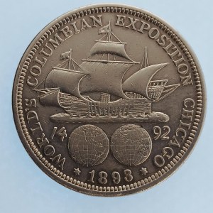 USA / 1/2 Dollar 1893 Kolumbus, Ag,