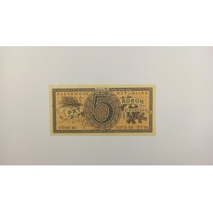 Slovenský štát [1939 - 1945] / 5 KS 1945 sér. A049, perf.,