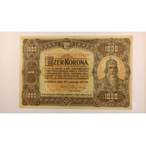 Maďarsko / 1.000 Korona 1.1.1920,