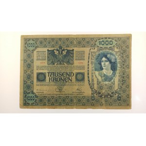 Maďarsko / 1.000 Korona 2.1.1902, razítko,
