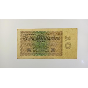Německo / 10 Milliarden Mark 15.9.1923,