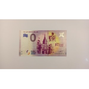 0 Euro Souvenir / 0 € 2019 745. LET MĚSTA MĚLNÍK,