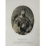 Poczet Królów polskich A. Lessera z roku 1861 [sig. väzba A. Kantora].