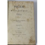 [Wincenty Pol] Poezje Wincentego Pola vol. I-II [Half-shell].