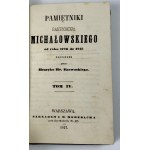 Rzewuski Henryk - Pamiętniki Bartłomieja Michałowskiego od roku 1786 do 1815 ogłoszone przez...vol. IV
