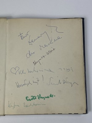 [autografy: Ewa Demarczyk, Krystyna Zachwatowicz, Piotr Skrzynecki, Leszek Długosz] Łagocki Zbigniew - Piwnica