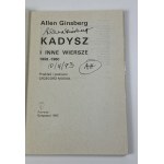 [Ginsberg Allen, Kaddish und andere Gedichte [1. polnische Ausgabe].