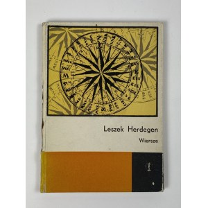 [Widmung] Herdegen Leszek Gedichte [Umschlag proj. Zofia Darowska] [Erstausgabe].