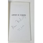 [Autograph] Zieliński Adam - Immer nach Europa [1. Aufl.] [Umschlag Urszula Leszczyńska - Fano].