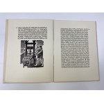Booklet zum Buch [Layout und Holzschnitte von Konstanty M. Sopoćko].