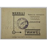 W.K.S. Wawel free admission card [1959].
