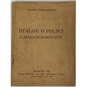 Chołoniewski Antoni - Dialóg o Poľsku a malých národoch