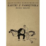 Samozwaniec Magdalena - Kartki z pamiętnika młodej mężatki [Erstausgabe] [Einband Kamil Mackiewicz].