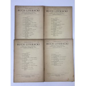 [Zestaw 11 numerów] Ruch Literacki. Miesięcznik 1932-1936