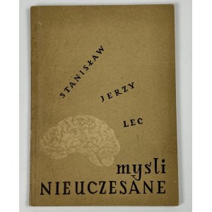 [1st edition] Lec Stanislaw Jerzy - Uncombed Thoughts [illustrations by Jacek Gaj].