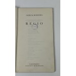 Różewicz Tadeusz, Regio [wydanie I]