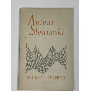 Słonimski Antoni, Wiersze 1958 – 1963 [wydanie I]
