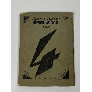 Tuwim Julian, Poezyj Volume 4 [cover by Tadeusz Gronowski][1st ed.]