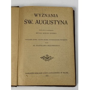 St. Augustine, Confessions [Vilnius 1912].