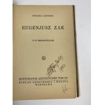 Zahorska Stefanja - Eugenjusz Zak s 32 reprodukciami, séria Monografje artystyczne zv. XV