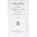 Ariosto Lodovico - L' Orlando Furioso Con note di diversi per diligeneza e studio di Antonio Butt...