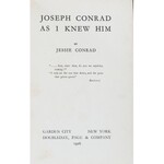Conrad Jessie - Joseph Conrad As i Knew Him. Garden City, New York 1926. Doubleday, Page & Company.
