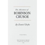 Defoe Daniel - The Adventures of Robinsdon Crusoe. Pennsylvania 1975. The Franklin Library.