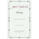 Donne John - Poems. Edited by Sir Herbert Grierson. Pennsylvania 1980. The Franklin Library.
