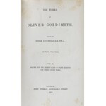 Goldsmith Oliver - The Works . Edited by Peter Cunningham in four volumes. Vol. 2-4 (brak tomu 1....