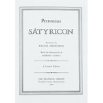 Petronius - Satyricon. Translated by William Arrowsmith. With the illustrations of Fabrizio Clerc...