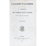 Tassso Torquato - La Gerusalemme e L'Aminta. Con note di diversi. Tomo I-II. Parigi (Paryż) 1836...