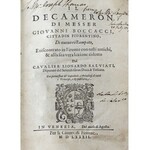 Boccacci Giovavvi - Il Decameron. Di nuouo ristampato, Eriscontratoin Firenze con testi antichi, ...