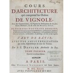 D’Aviler C.A. ( Charles Augustin). - Cours d'Architecture qui comprend les ordres de Vignole, a...