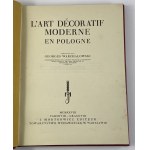 Warchałowski Jerzy - Polska sztuka dekoracyjna [oprawa skórzana ze złoceniami wzorowana na luksusowej oprawie Roberta Jahody]
